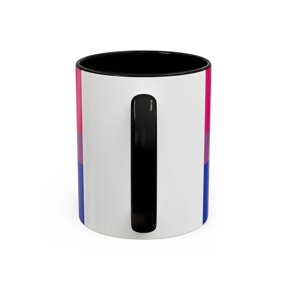 Bisexual Pride Flag - Accent Coffee Mug - Go Mug Yourself