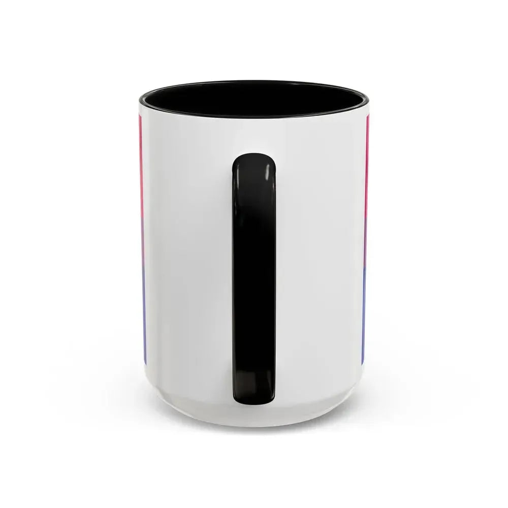 Bisexual Pride Flag - Accent Coffee Mug - Go Mug Yourself