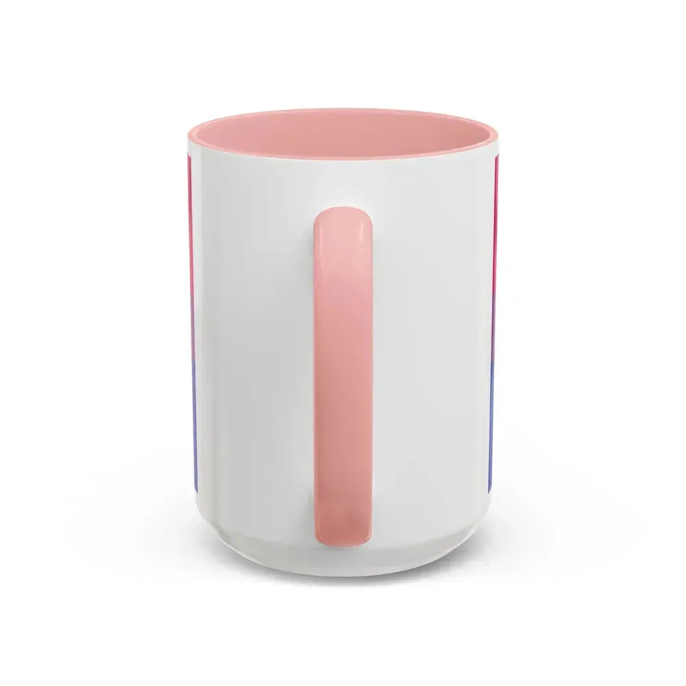 Bisexual Pride Flag - Accent Coffee Mug - Go Mug Yourself