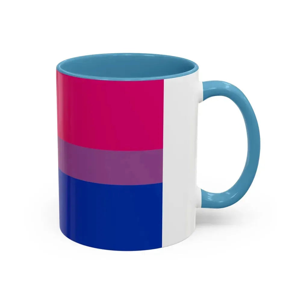Bisexual Pride Flag - Accent Coffee Mug - Go Mug Yourself
