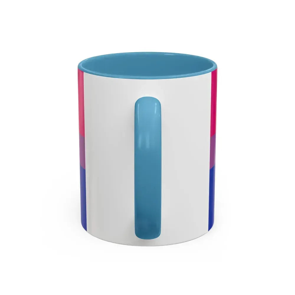Bisexual Pride Flag - Accent Coffee Mug - Go Mug Yourself