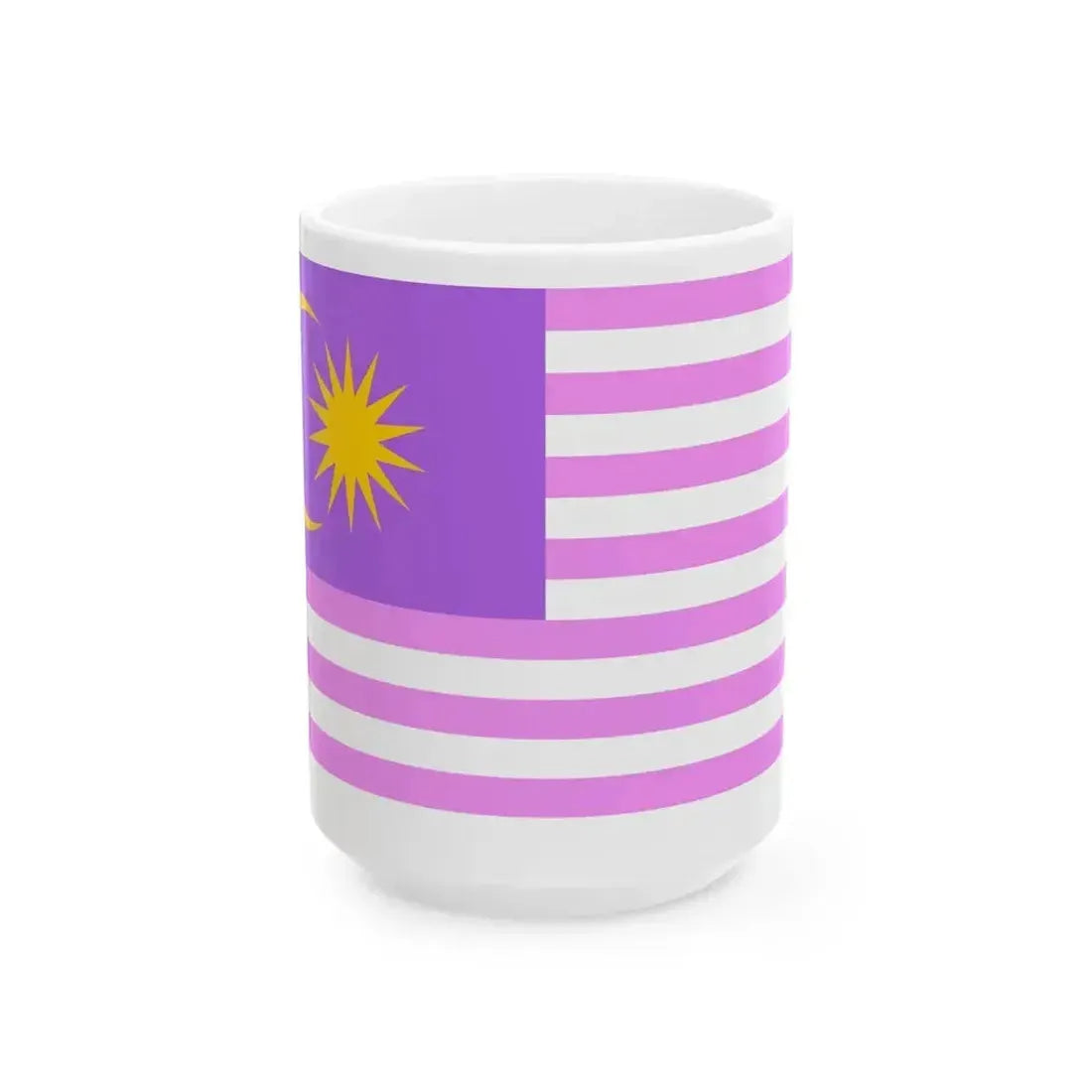 Bisexual-pride Flag of Malaysia (Malaysia) White Coffee Mug 15oz - Go Mug Yourself