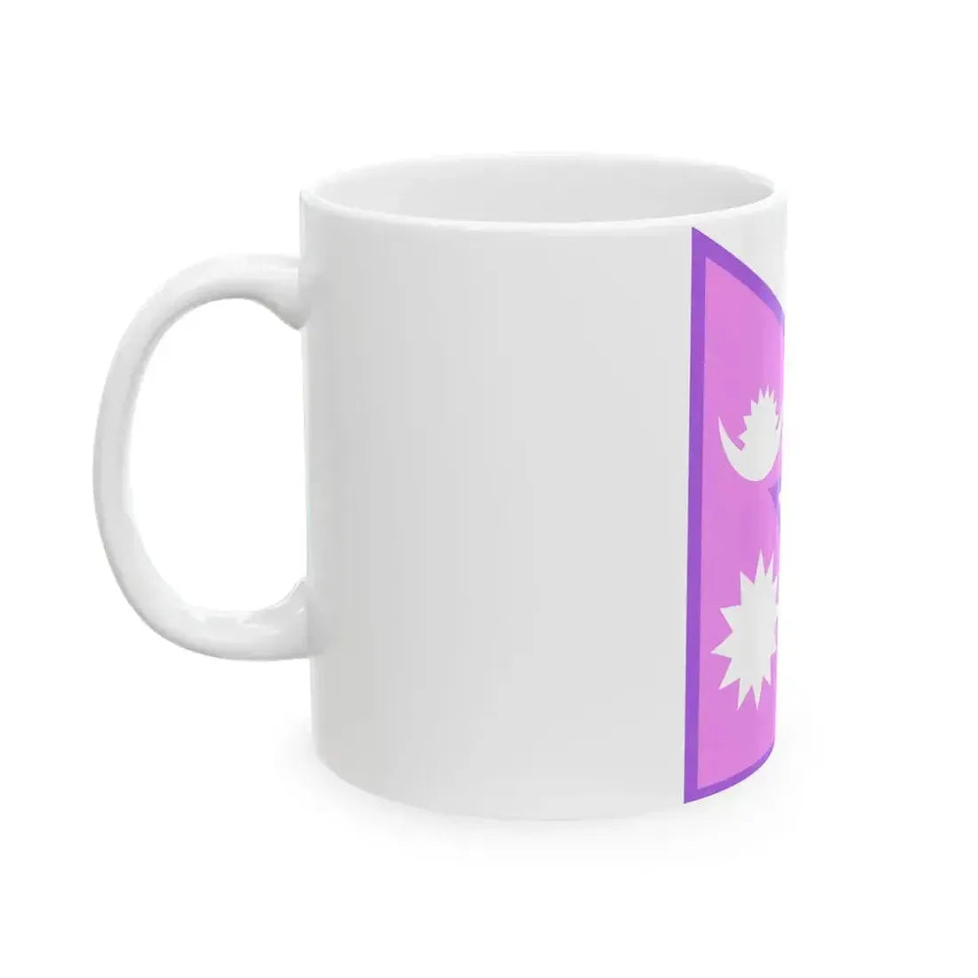 Bisexual Pride Flag of Nepal (Nepal) White Coffee Mug - Go Mug Yourself