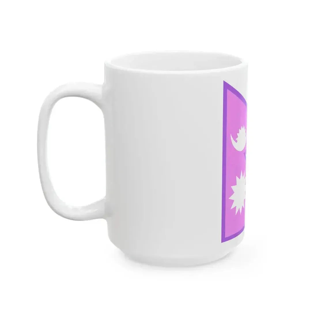 Bisexual Pride Flag of Nepal (Nepal) White Coffee Mug - Go Mug Yourself