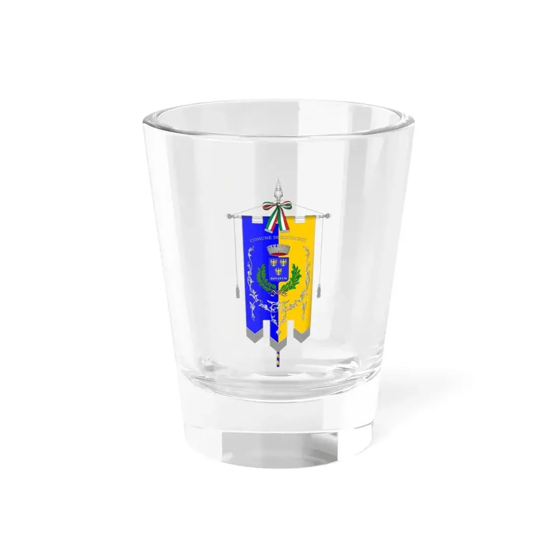 Bisuschio-Gonfalone (Italy) Shot Glass 1.5oz 1.5oz - Go Mug Yourself