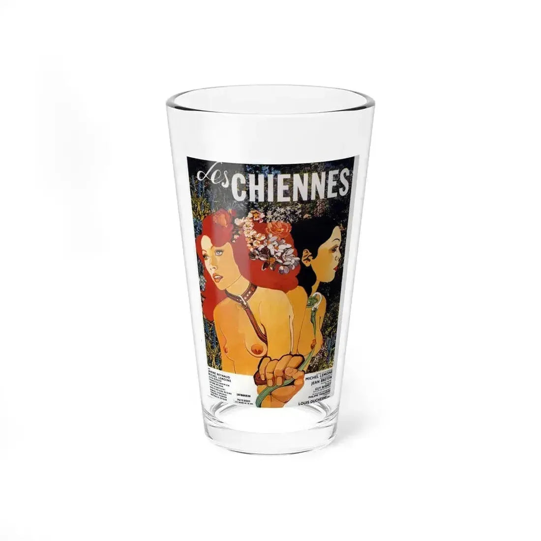 BITCHES (Les chiennes) 1973 Movie Poster - Pint Glass 16oz 16oz - Go Mug Yourself