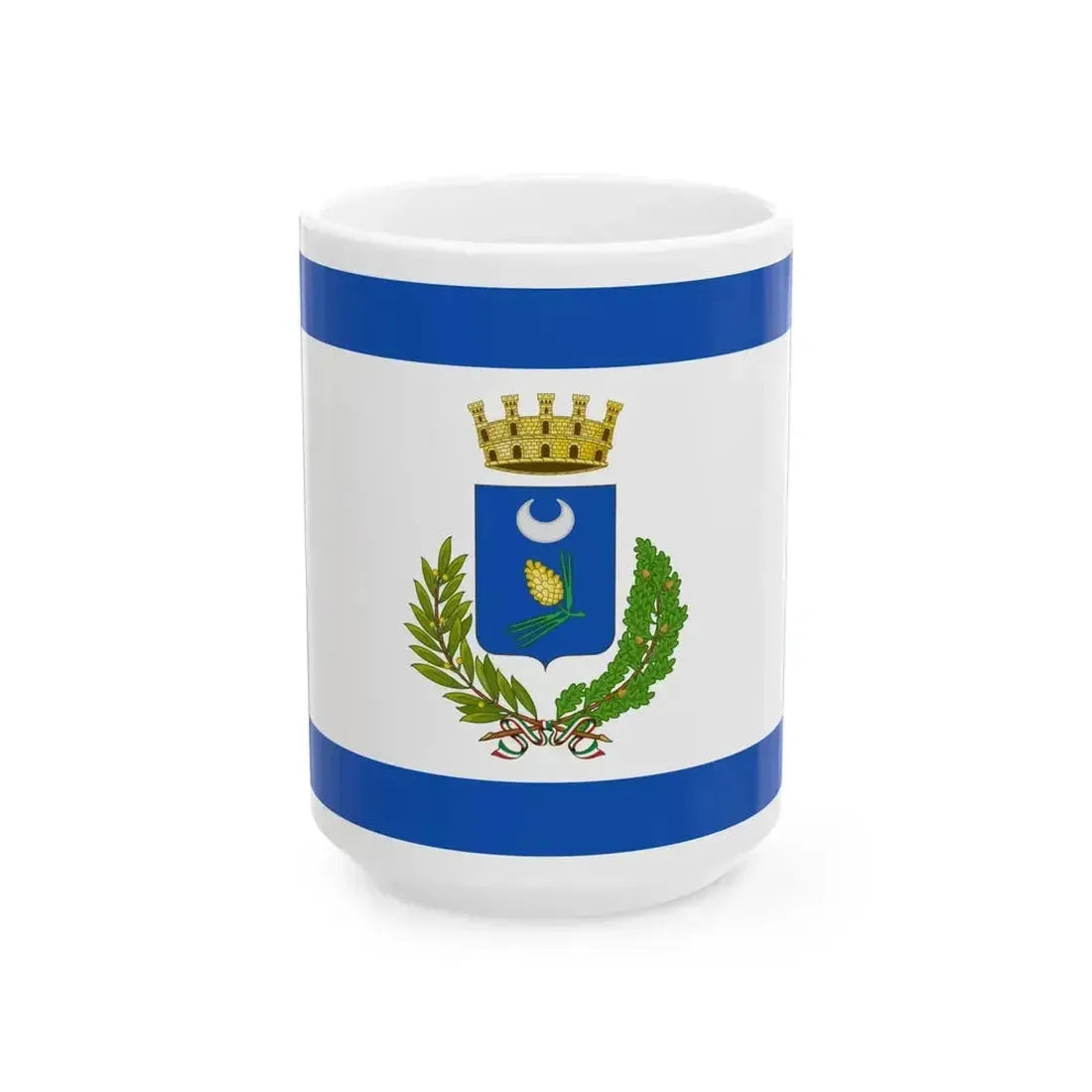 Bivona-Bandiera (Italy) White Coffee Mug 15oz - Go Mug Yourself