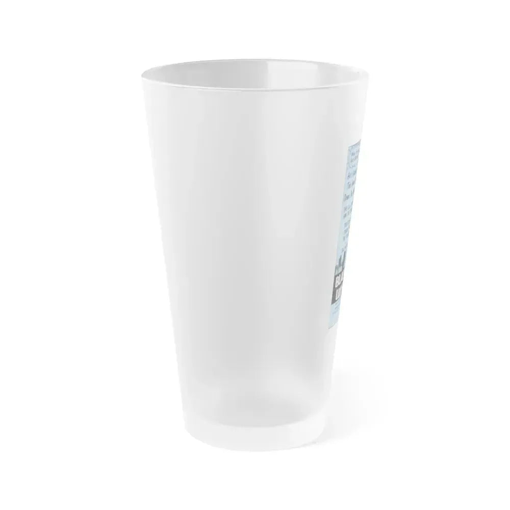 BLACK AGENT LUCKY KING (SOLOMON KING) 1974 Movie Poster - Frosted Pint Glass 16oz - Go Mug Yourself
