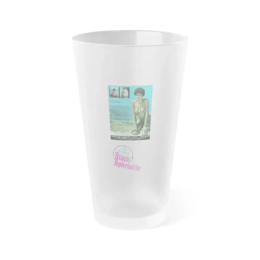 BLACK APHRODITE 1977 Movie Poster - Frosted Pint Glass 16oz 16oz Frosted - Go Mug Yourself