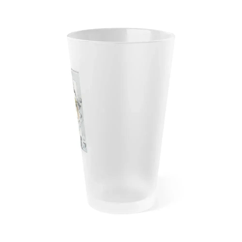 BLACK BELT 1973 Movie Poster - Frosted Pint Glass 16oz - Go Mug Yourself