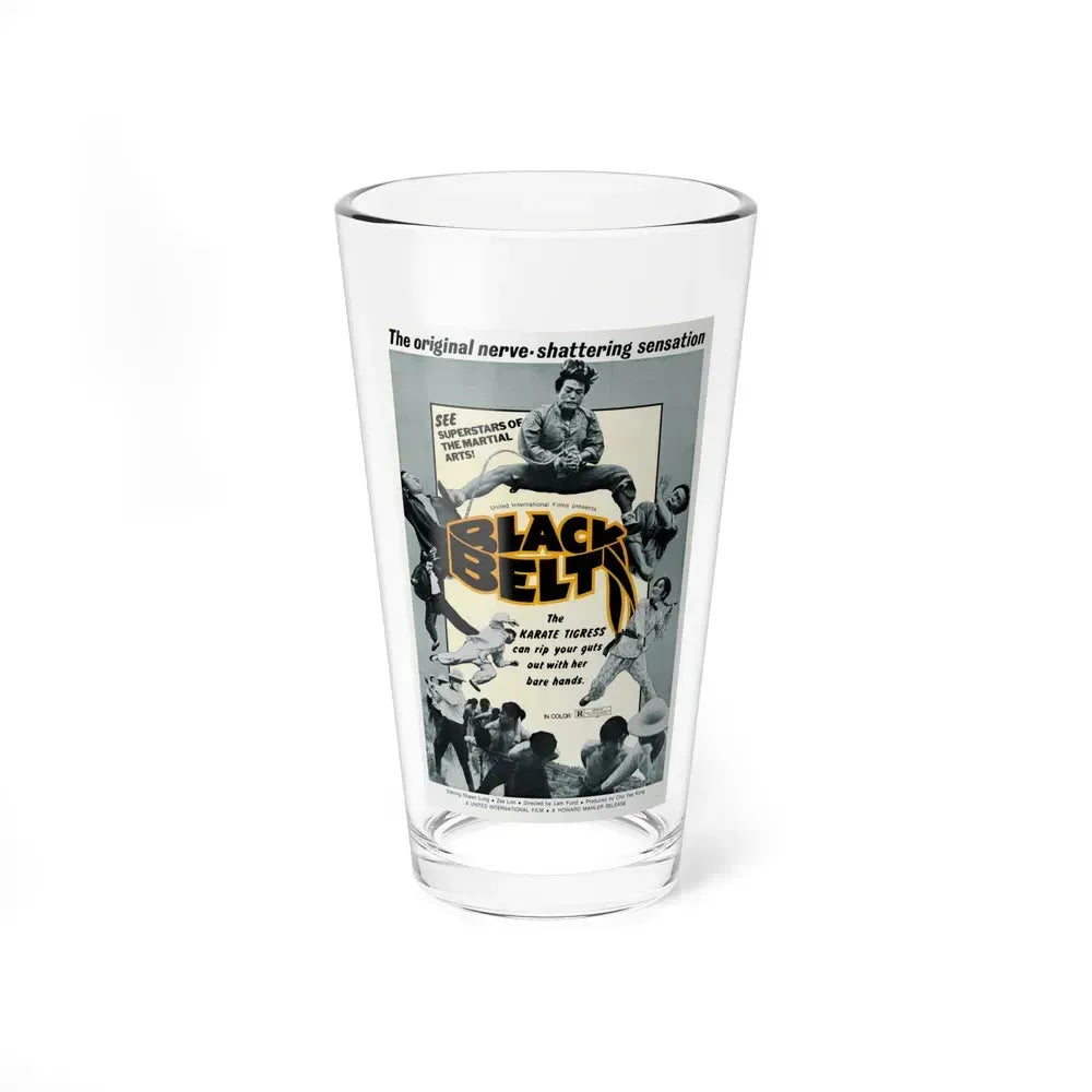BLACK BELT 1973 Movie Poster - Pint Glass 16oz 16oz - Go Mug Yourself