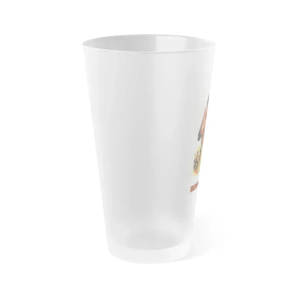 BLACK BELT JONES (BELGIAN) 1974 Movie Poster - Frosted Pint Glass 16oz - Go Mug Yourself