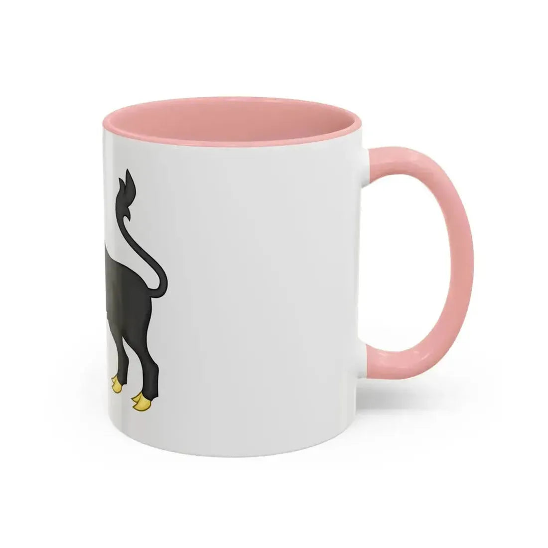 Black Bull of Clarence Badge of Edward IV - Accent Coffee Mug - Go Mug Yourself