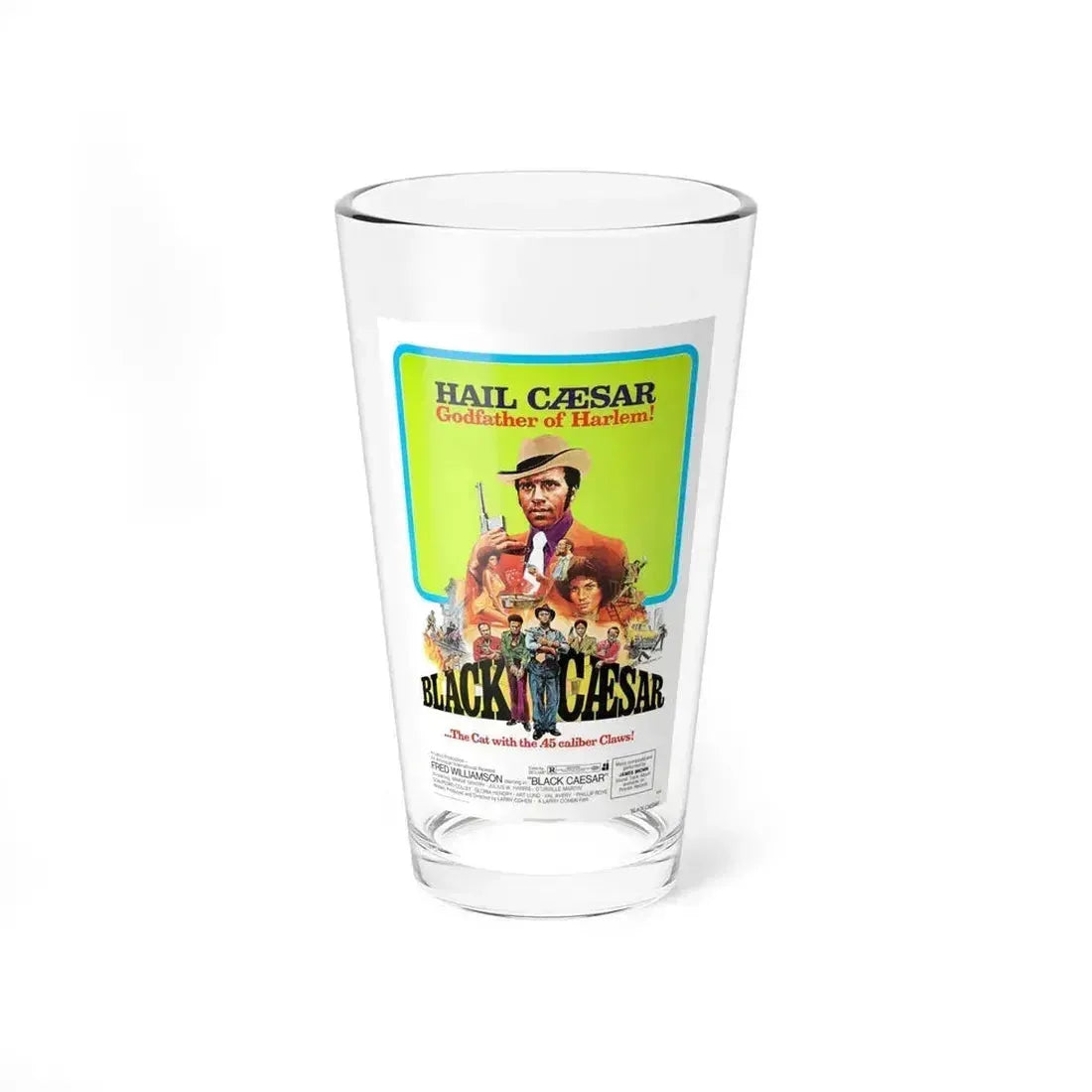 BLACK CAESAR 1973 Movie Poster - Pint Glass 16oz 16oz - Go Mug Yourself