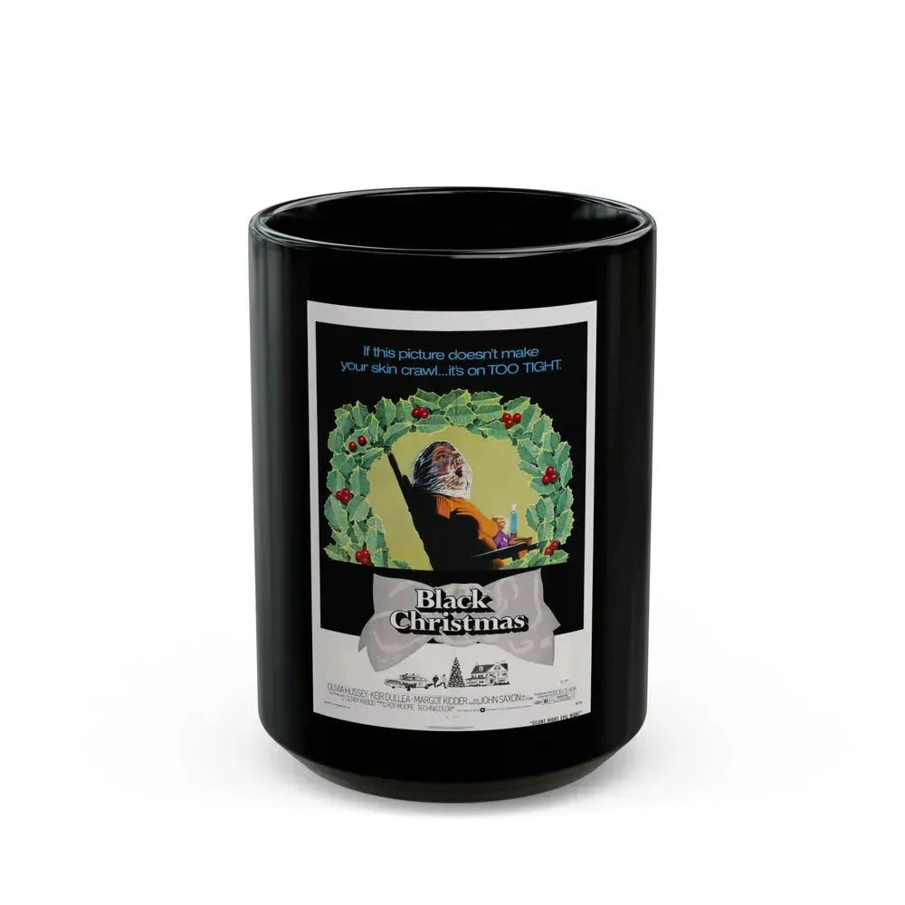 BLACK CHRISTMAS 1974 Movie Poster - Black Coffee Mug 15oz - Go Mug Yourself