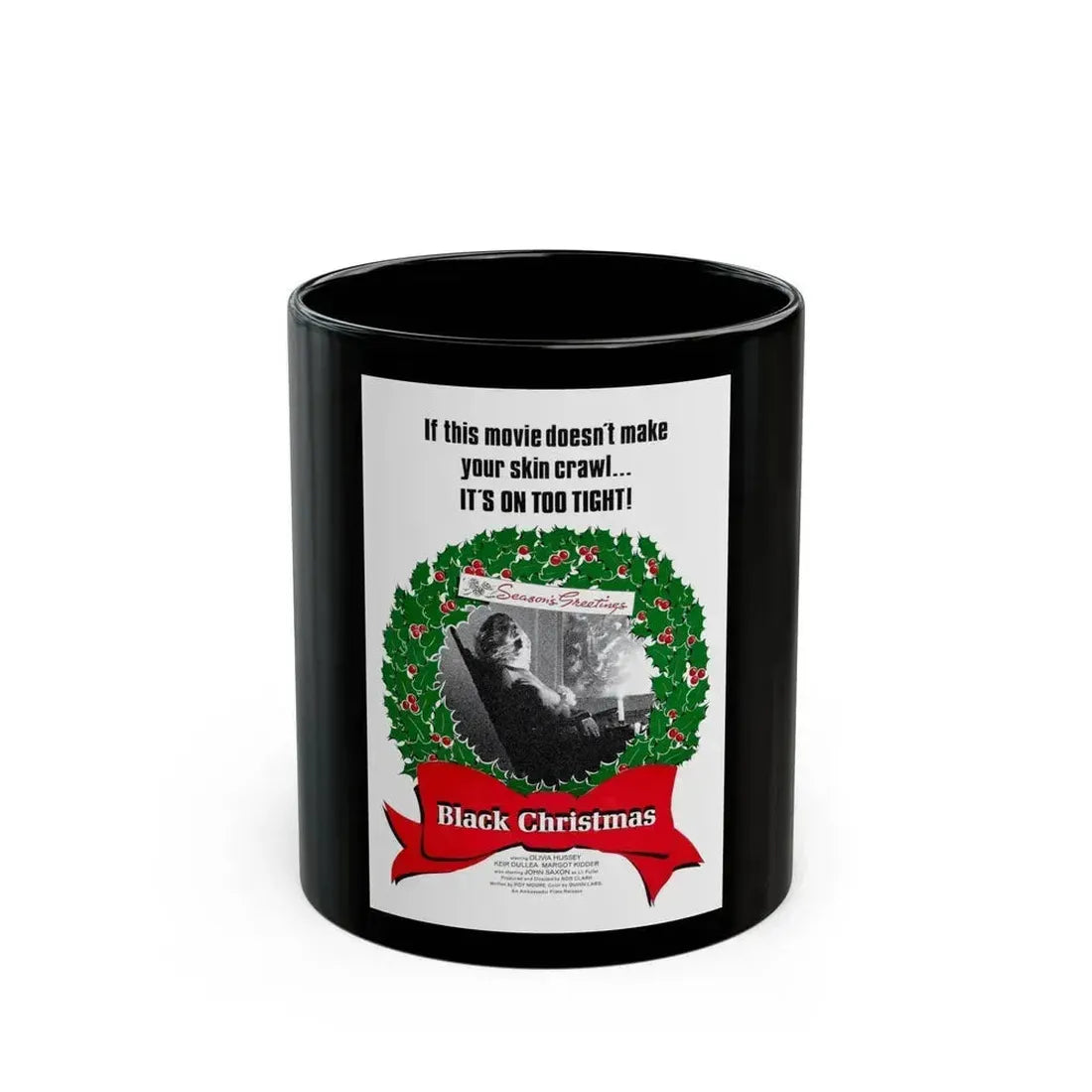 BLACK CHRISTMAS (2) 1974 Movie Poster - Black Coffee Mug 11oz - Go Mug Yourself