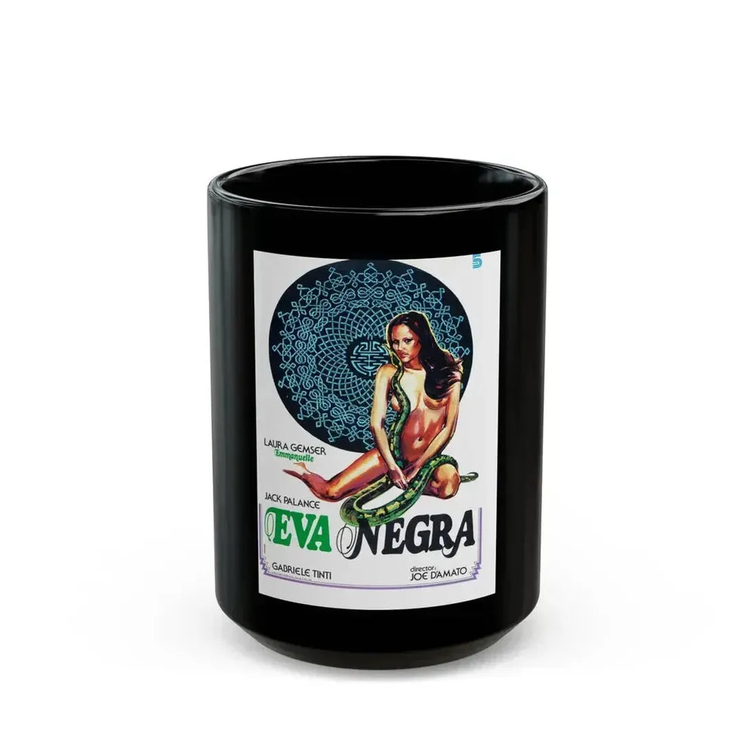 BLACK COBRA (2) 1976 Movie Poster - Black Coffee Mug 15oz - Go Mug Yourself