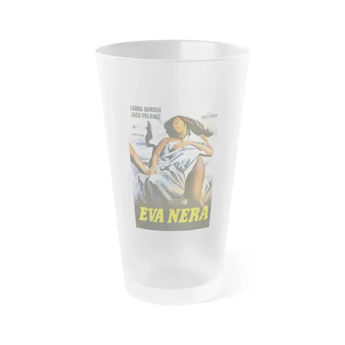 BLACK COBRA (3) 1976 Movie Poster - Frosted Pint Glass 16oz 16oz Frosted - Go Mug Yourself