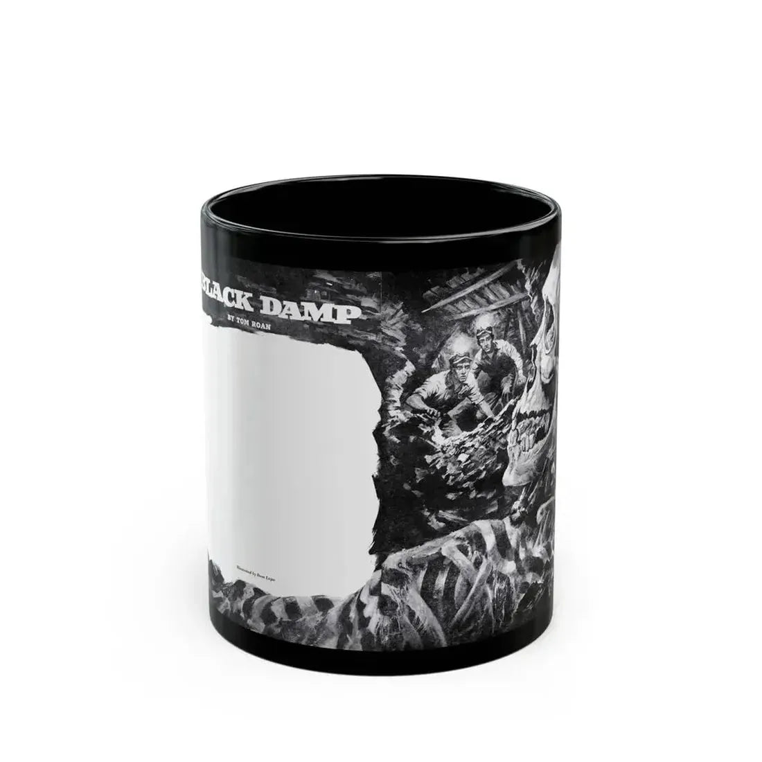 Black Damp, Bluebook Magazine, April 1955 - Black Coffee Mug 11oz - Go Mug Yourself