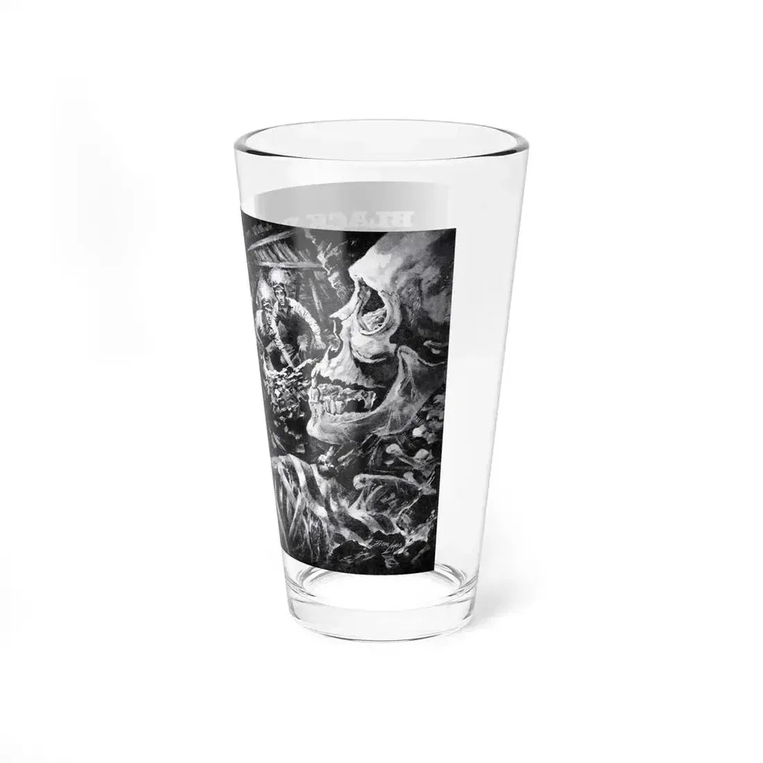 Black Damp, Bluebook Magazine, April 1955 (Magazine Illustration) Pint Glass 16oz - Go Mug Yourself