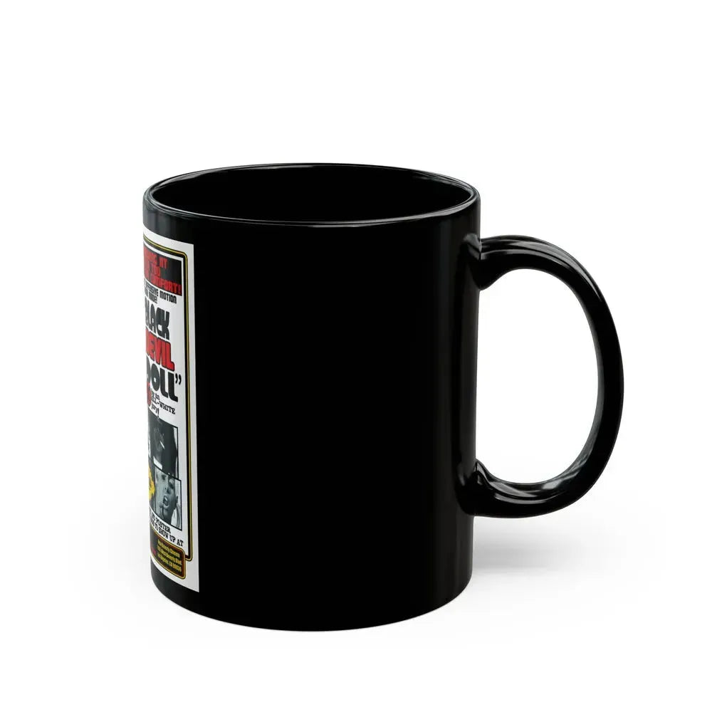 BLACK DEVIL DOLL FROM HELL (TEASER) 1984 Movie Poster - Black Coffee Mug - Go Mug Yourself