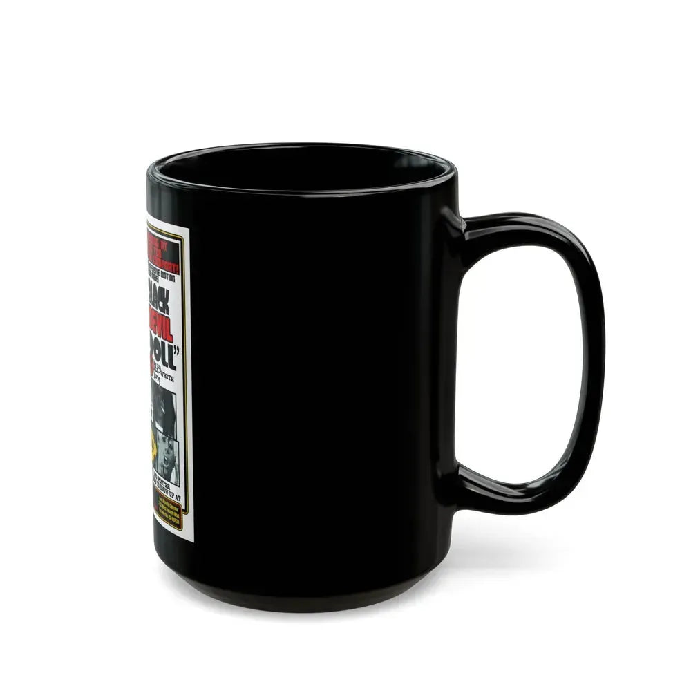 BLACK DEVIL DOLL FROM HELL (TEASER) 1984 Movie Poster - Black Coffee Mug - Go Mug Yourself
