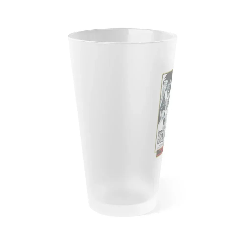 BLACK DEVIL DOLL FROM HELL (TEASER) 1984 Movie Poster - Frosted Pint Glass 16oz - Go Mug Yourself