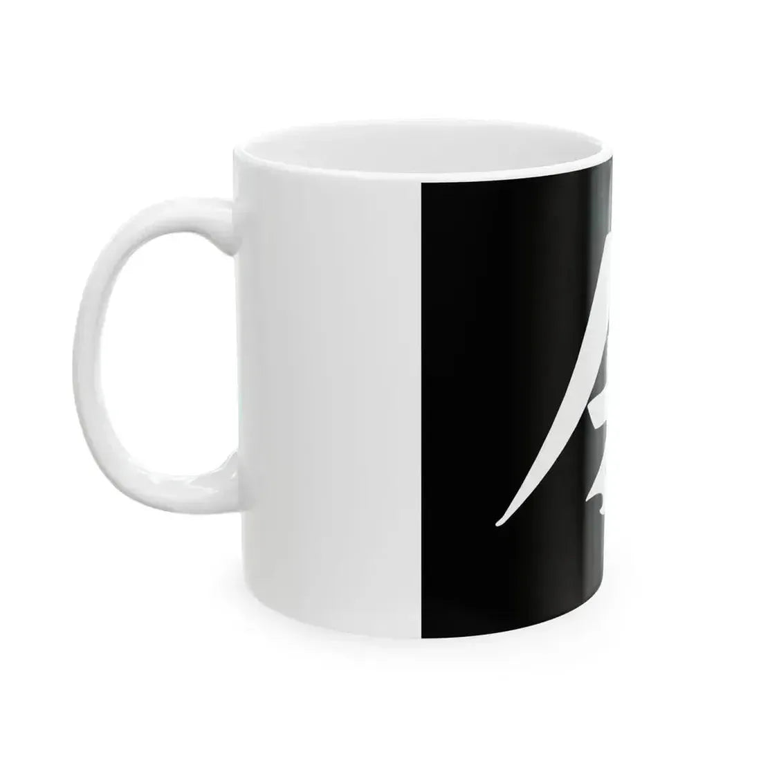 Black Flag Army Flag (China) White Coffee Mug - Go Mug Yourself