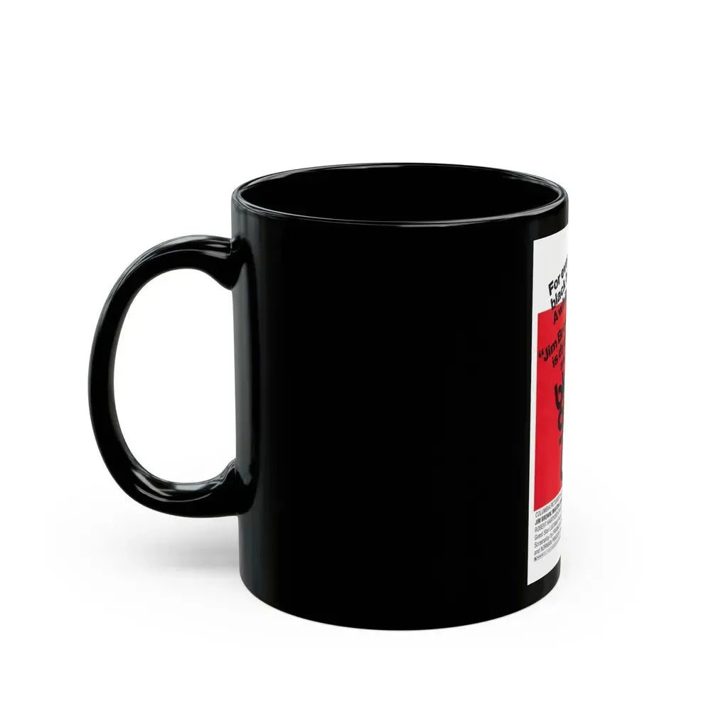 BLACK GUNN 1972 Movie Poster - Black Coffee Mug - Go Mug Yourself