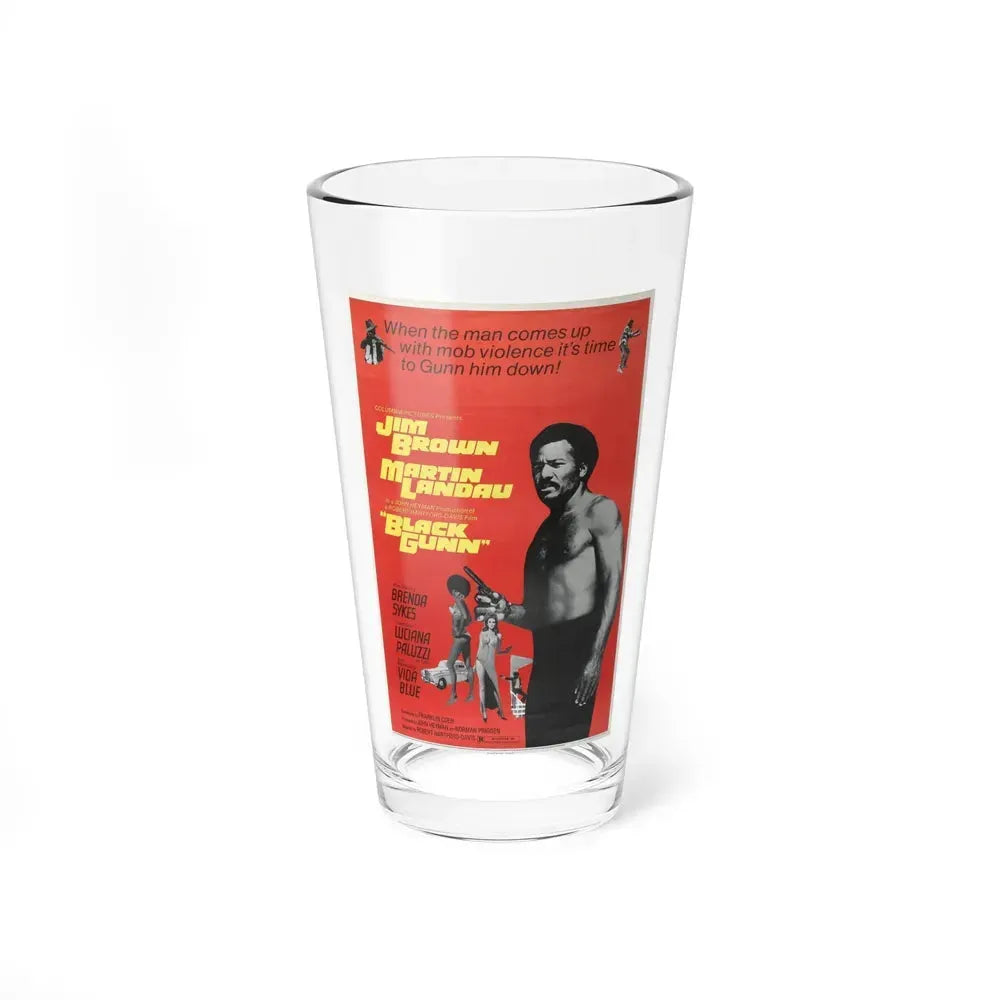 BLACK GUNN (2) 1972 Movie Poster - Pint Glass 16oz 16oz - Go Mug Yourself