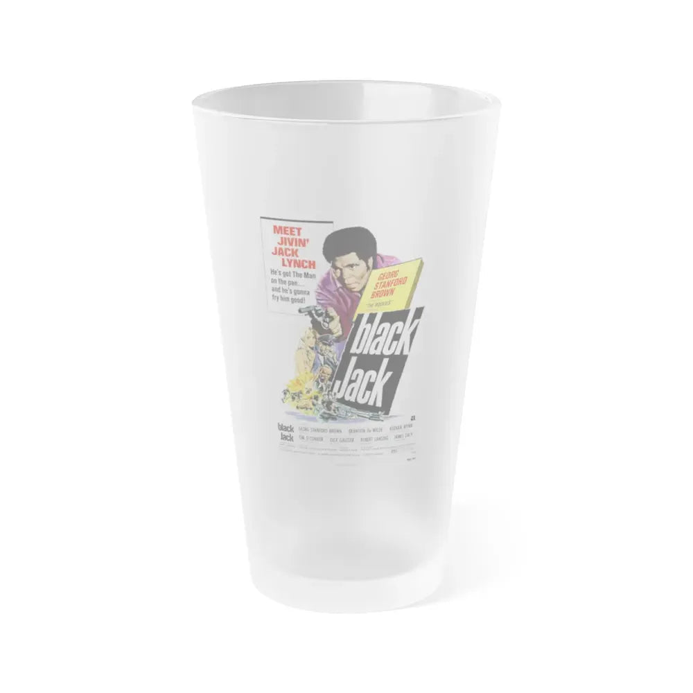 BLACK JACK 1972 Movie Poster - Frosted Pint Glass 16oz Default Title - Go Mug Yourself