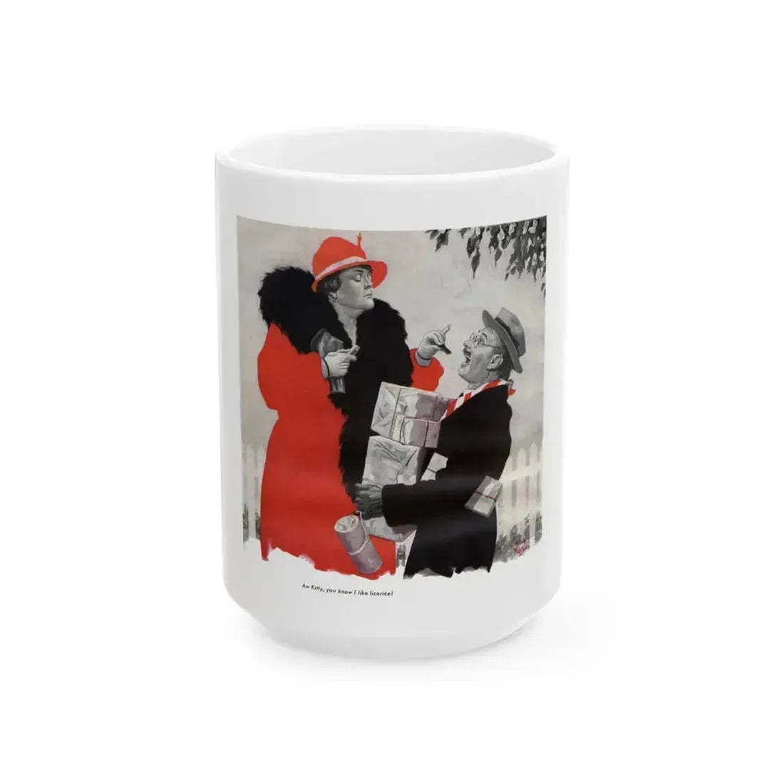 Black Jack advertisement, Adventure, March 15, 1933 - White Coffee Mug 15oz - Go Mug Yourself
