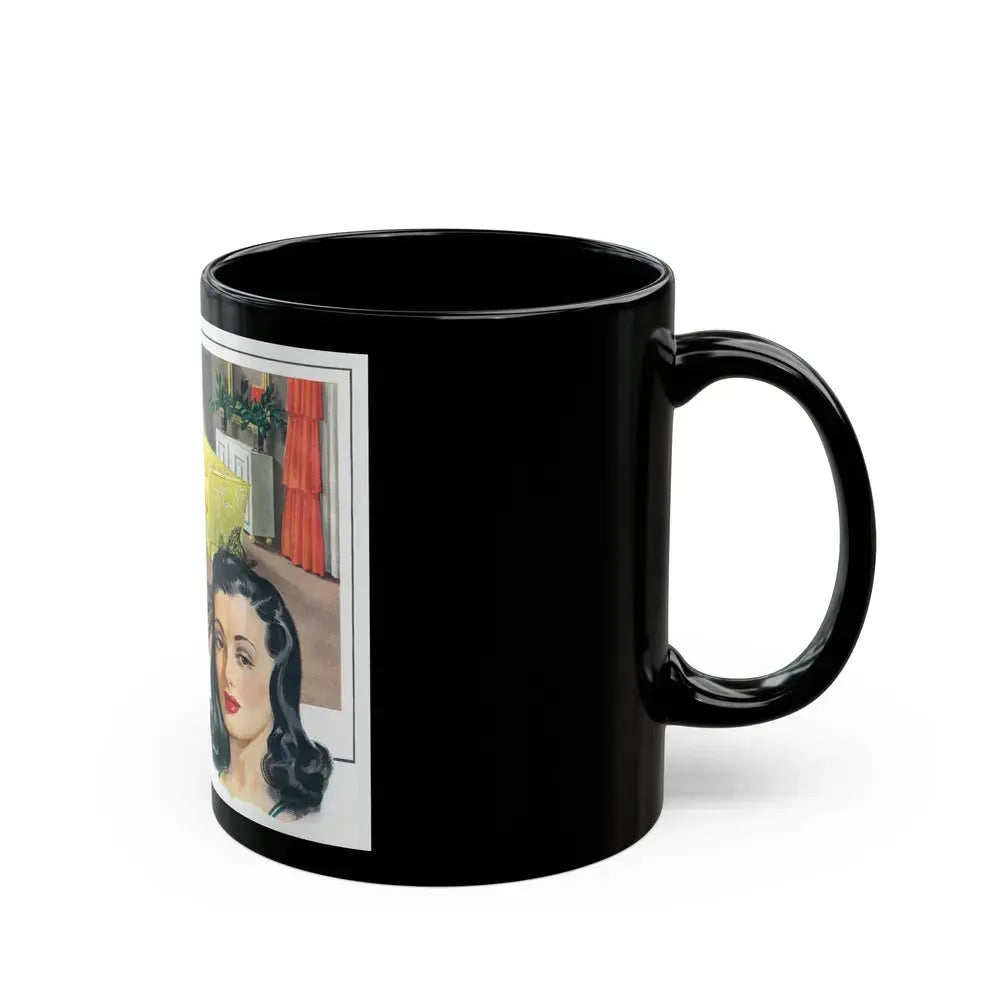 Black Magic Woman advertisement, 1941 - Black Coffee Mug - Go Mug Yourself