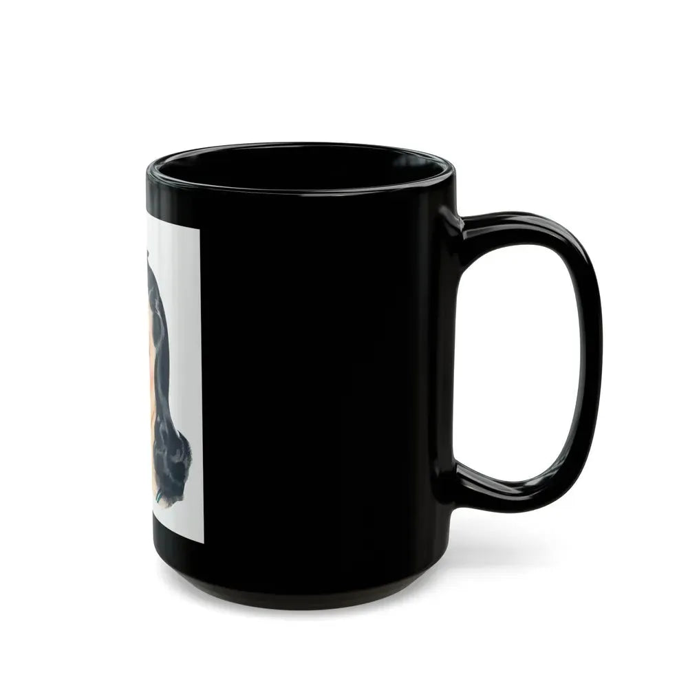 Black Magic Woman advertisement, 1941_ detail - Black Coffee Mug - Go Mug Yourself