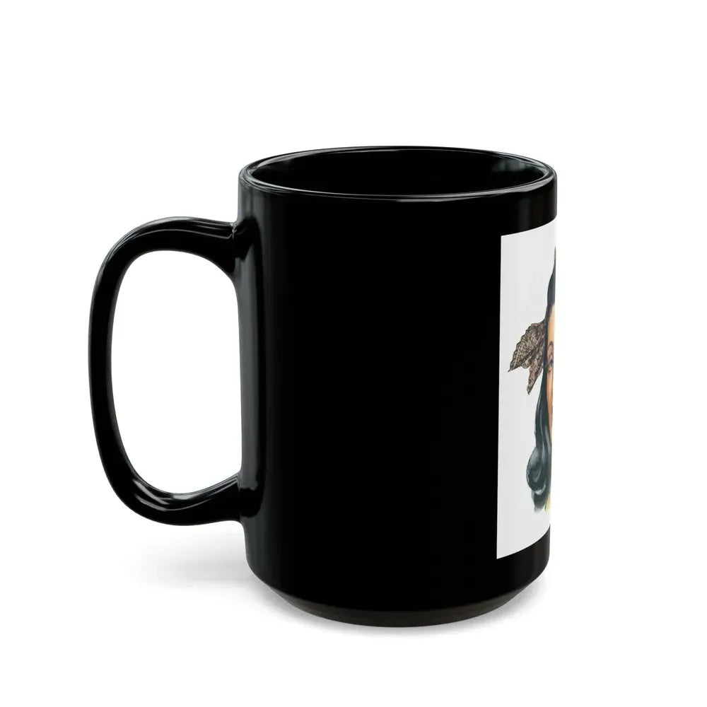 Black Magic Woman advertisement, 1941_ detail - Black Coffee Mug - Go Mug Yourself