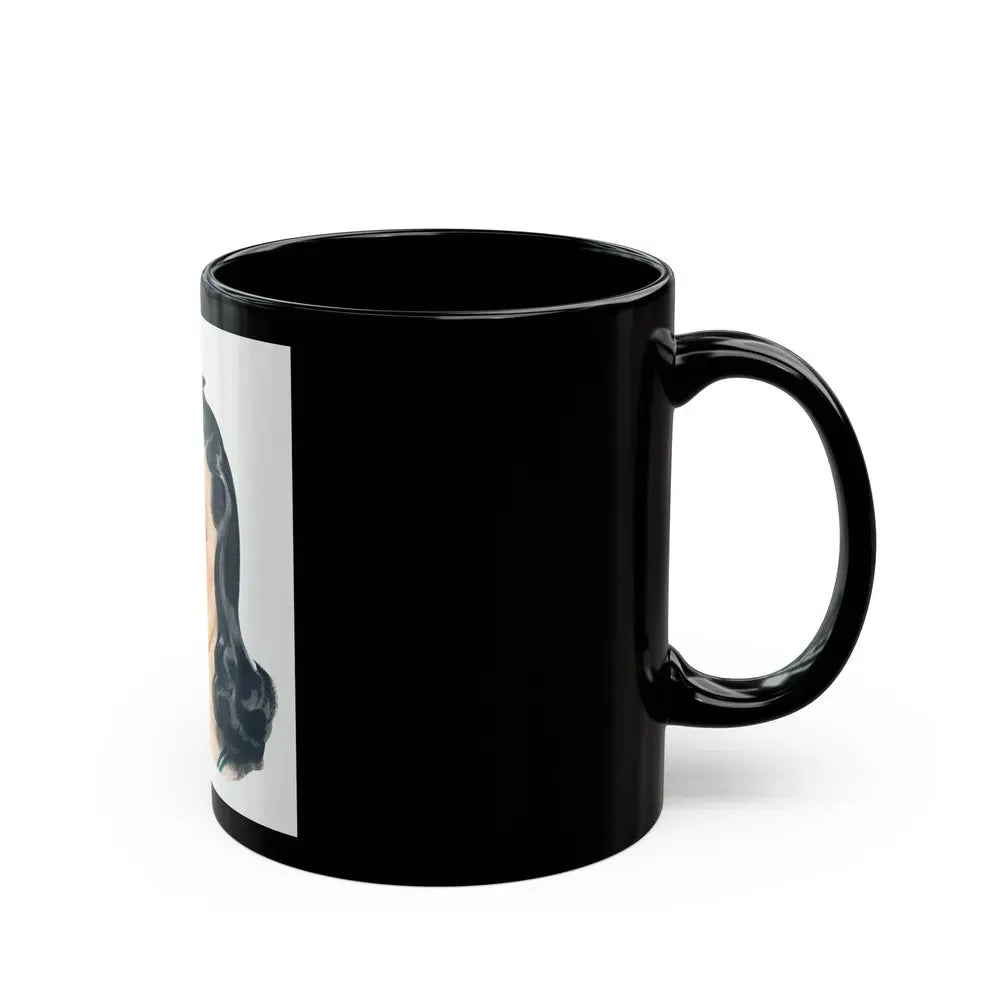 Black Magic Woman advertisement, 1941_ detail - Black Coffee Mug - Go Mug Yourself