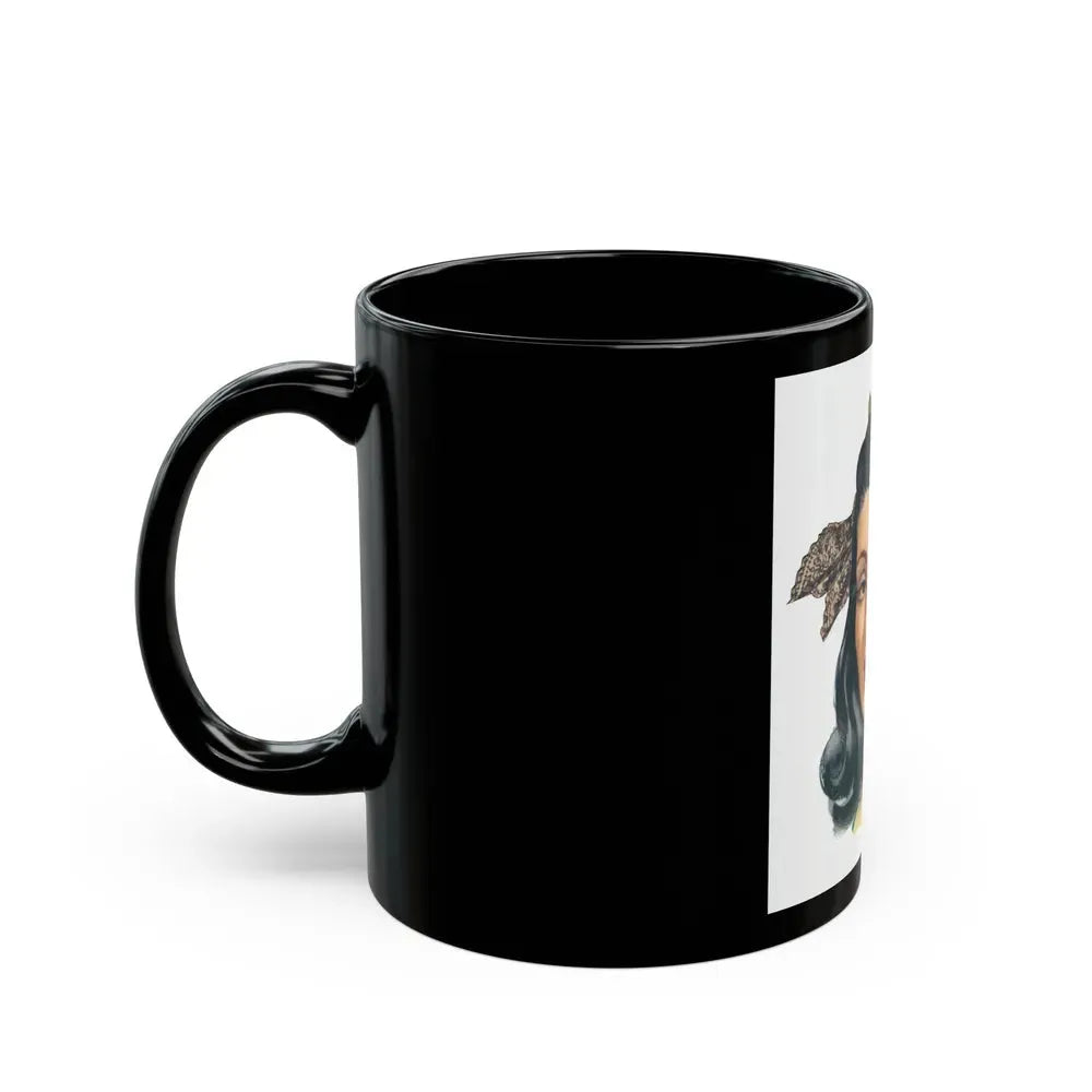 Black Magic Woman advertisement, 1941_ detail - Black Coffee Mug - Go Mug Yourself