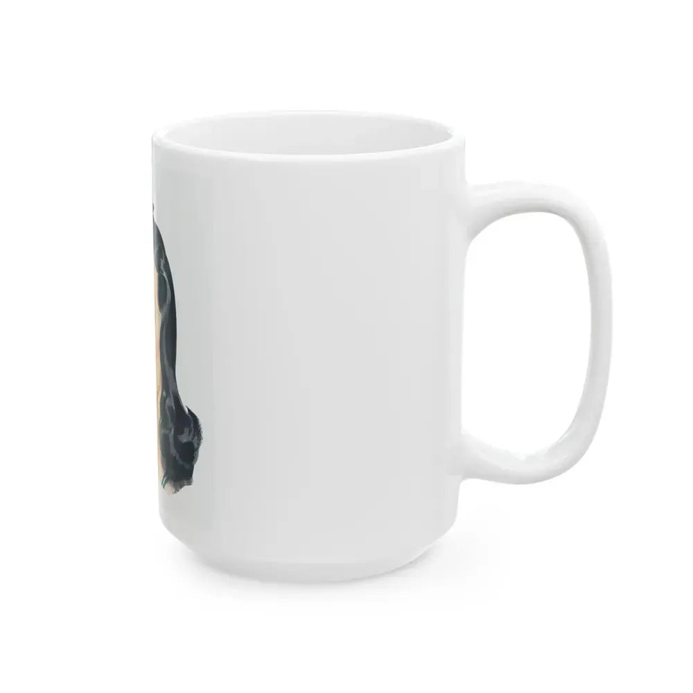 Black Magic Woman advertisement, 1941_ detail - White Coffee Mug - Go Mug Yourself