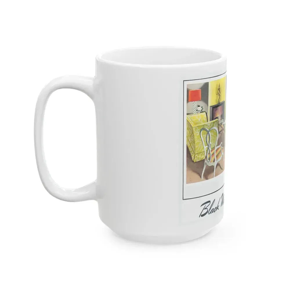 Black Magic Woman advertisement, 1941 - White Coffee Mug - Go Mug Yourself