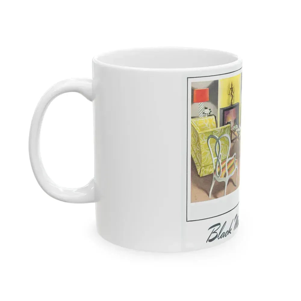 Black Magic Woman advertisement, 1941 - White Coffee Mug - Go Mug Yourself