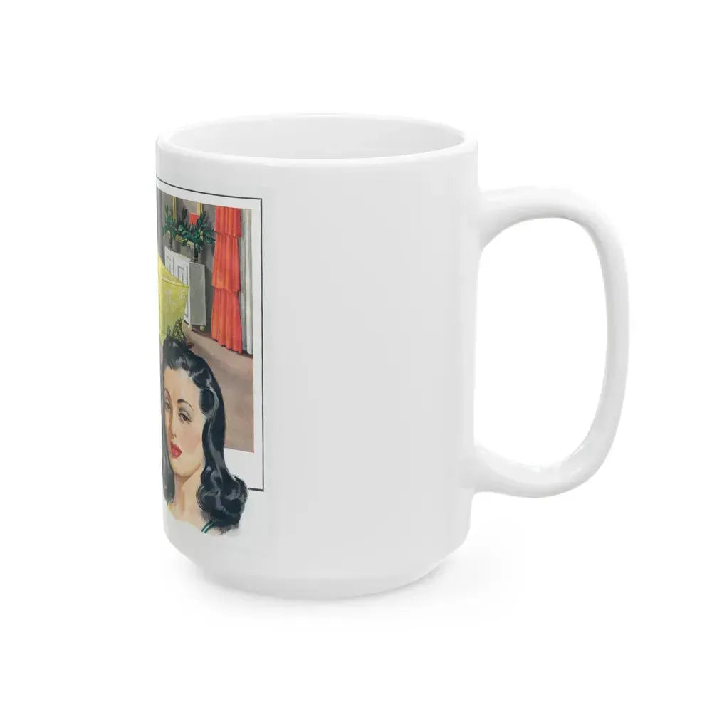 Black Magic Woman advertisement, 1941 - White Coffee Mug - Go Mug Yourself