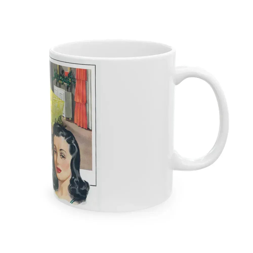 Black Magic Woman advertisement, 1941 - White Coffee Mug - Go Mug Yourself