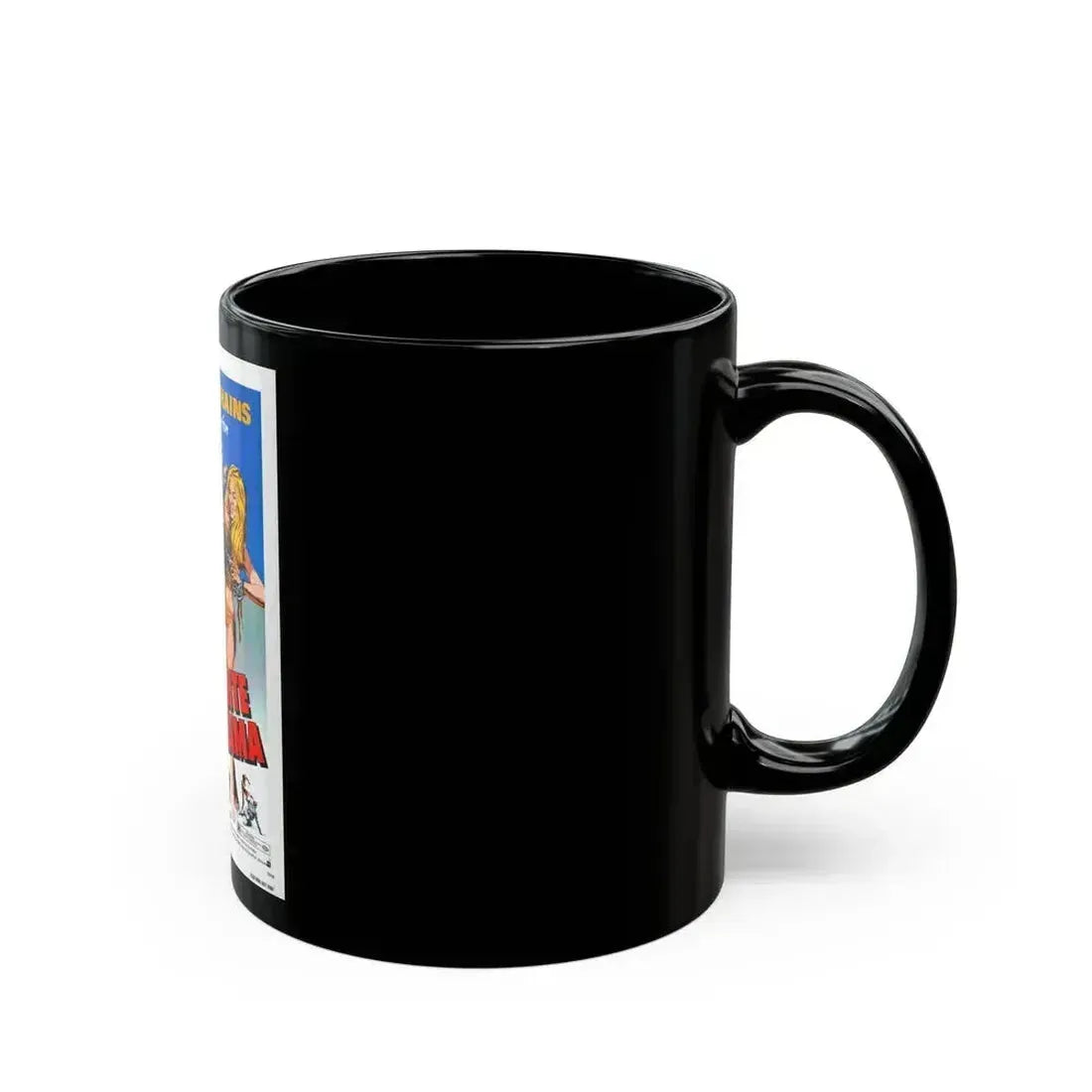 BLACK MAMA WHITE MAMA 1973 Movie Poster - Black Coffee Mug - Go Mug Yourself