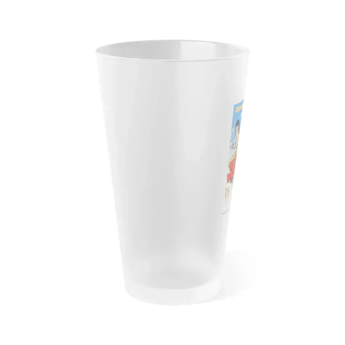 BLACK MAMA WHITE MAMA 1973 Movie Poster - Frosted Pint Glass 16oz - Go Mug Yourself