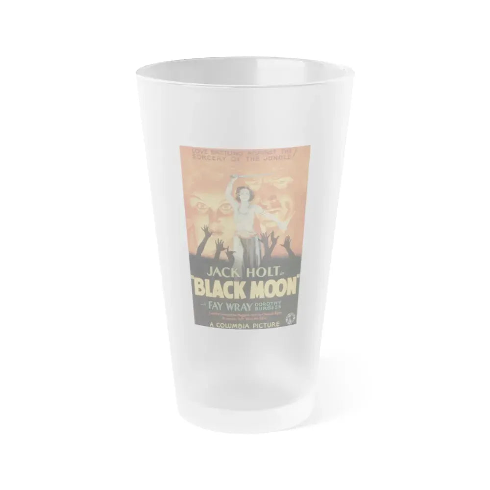 BLACK MOON 1934 Movie Poster - Frosted Pint Glass 16oz Default Title - Go Mug Yourself