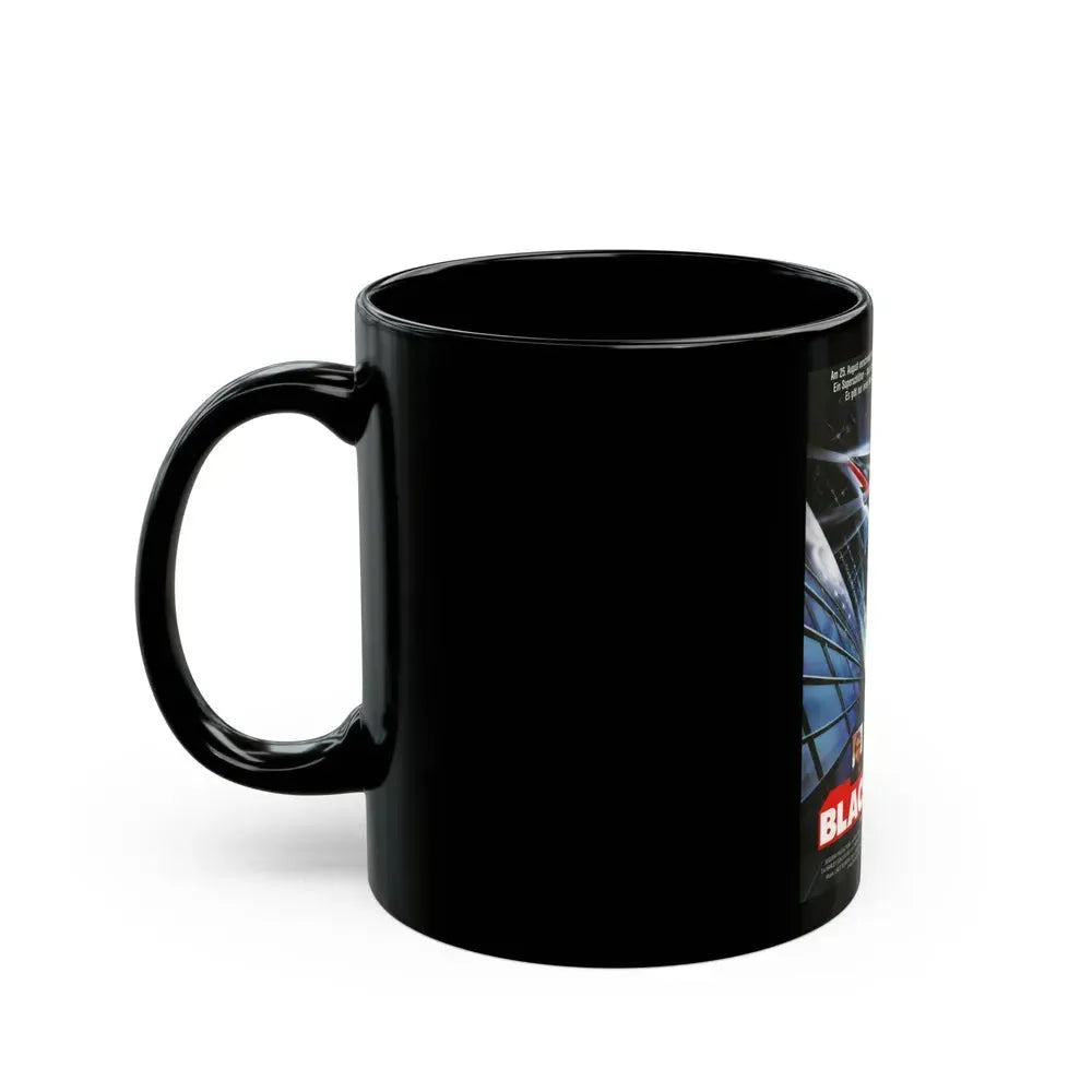 BLACK MOON RISING (GERMAN) 1986 Movie Poster - Black Coffee Mug - Go Mug Yourself