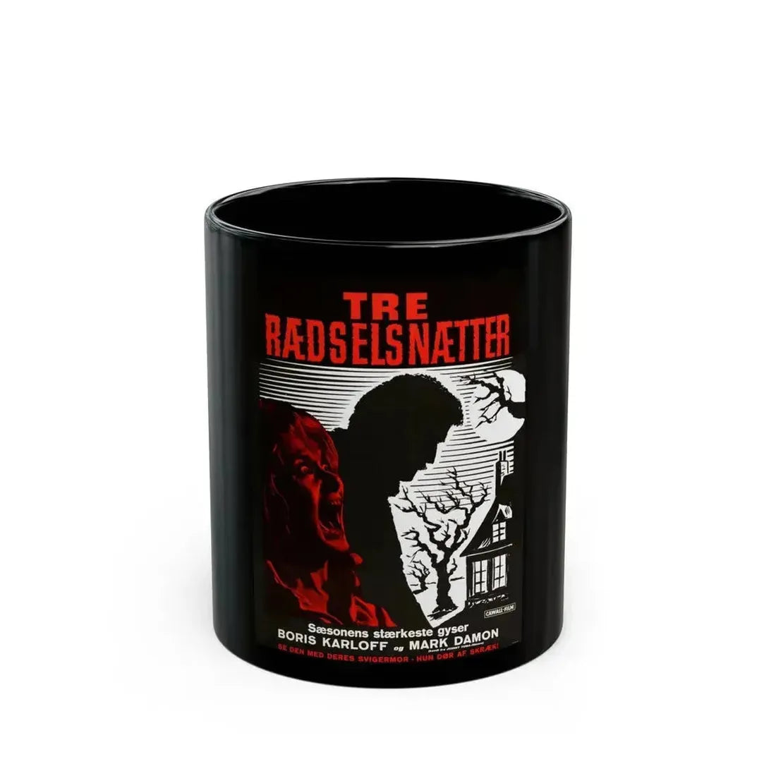 BLACK SABBATH (DANISH) 1963 Movie Poster - Black Coffee Mug 11oz - Go Mug Yourself