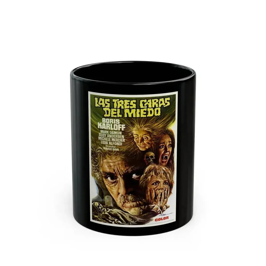 BLACK SABBATH (SPANISH) 1963 Movie Poster - Black Coffee Mug 11oz - Go Mug Yourself