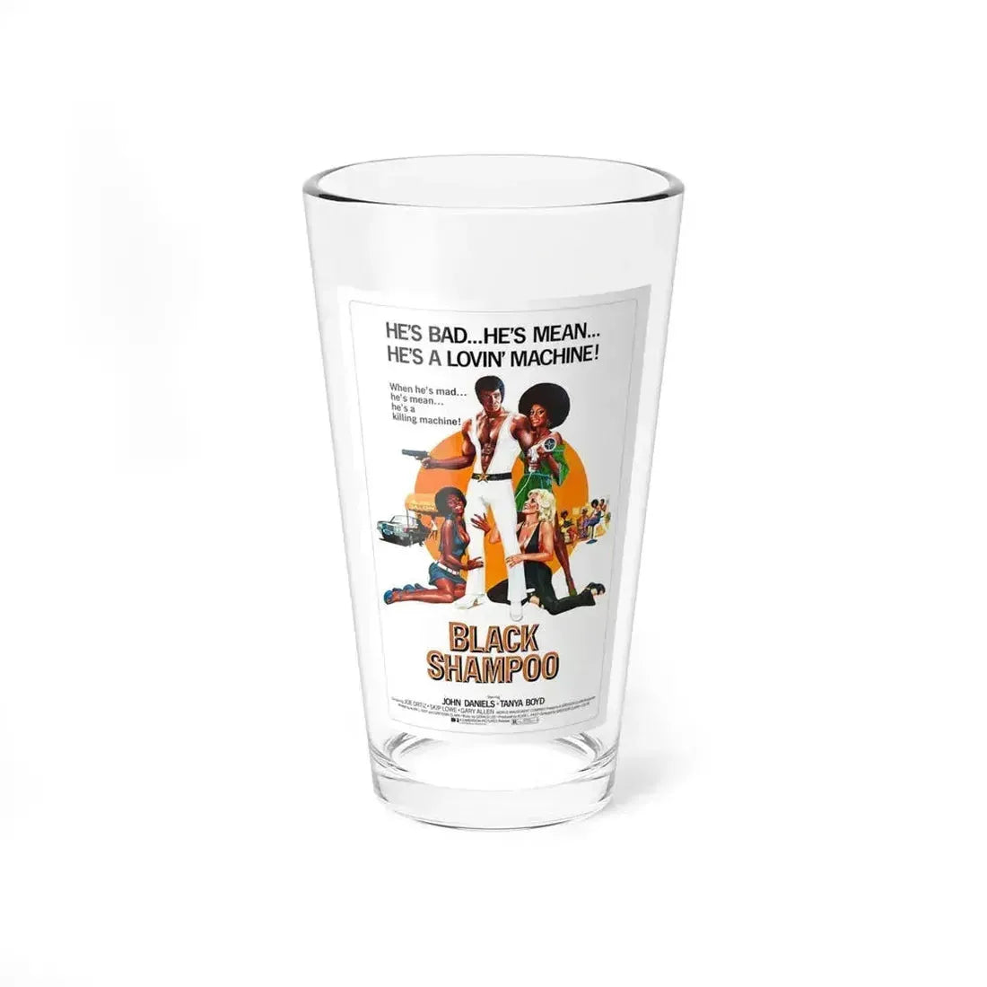 BLACK SHAMPOO 1976 Movie Poster - Pint Glass 16oz 16oz - Go Mug Yourself