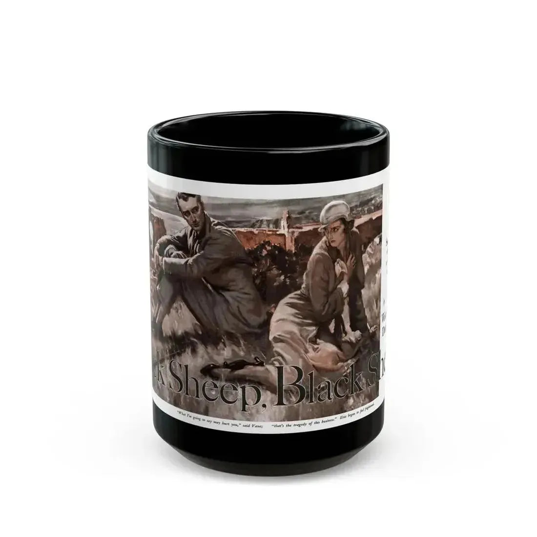 Black Sheep, Black Sheep (Pt. 1-1), Cosmopolitan, November 1932 - Black Coffee Mug 15oz - Go Mug Yourself